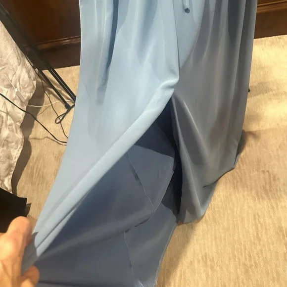 NWT SIZE XS Lulu's Elegant Blue Maxi Dress - Picture 12 of 12